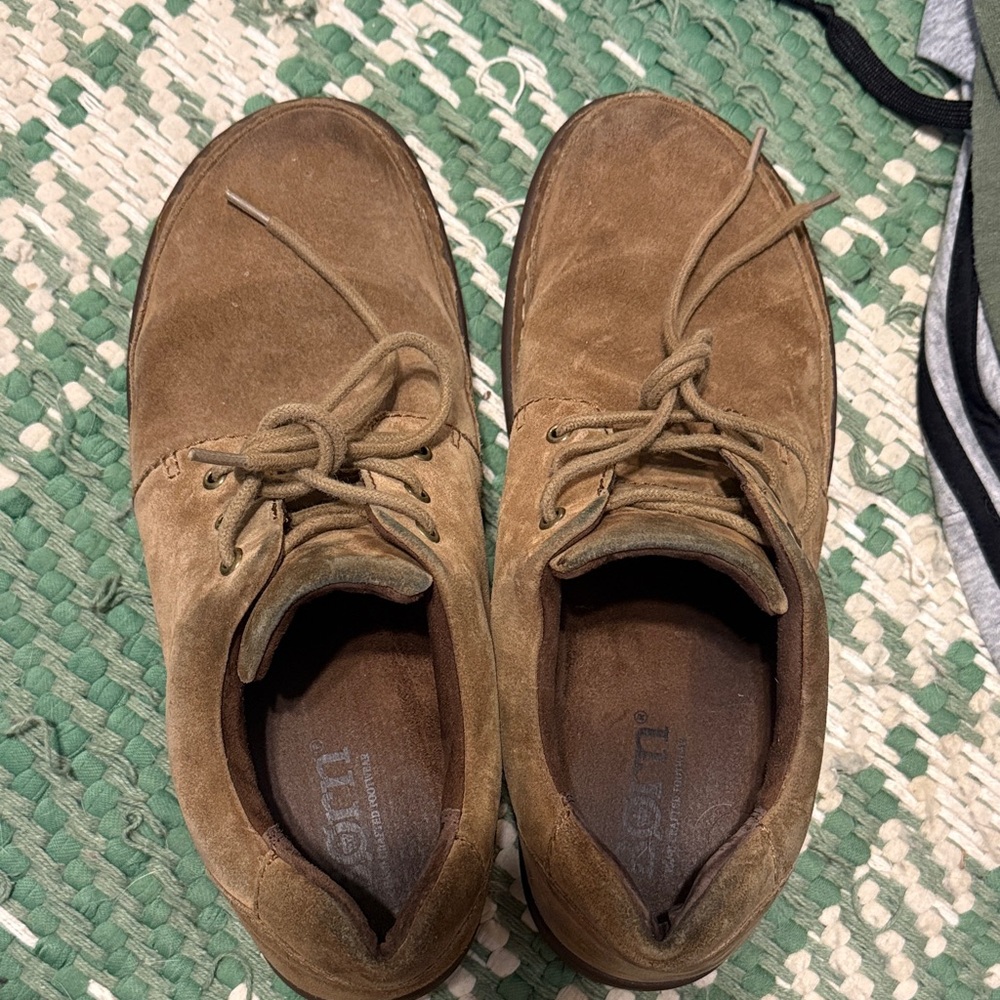 Born Men's Brown Suede Oxfords